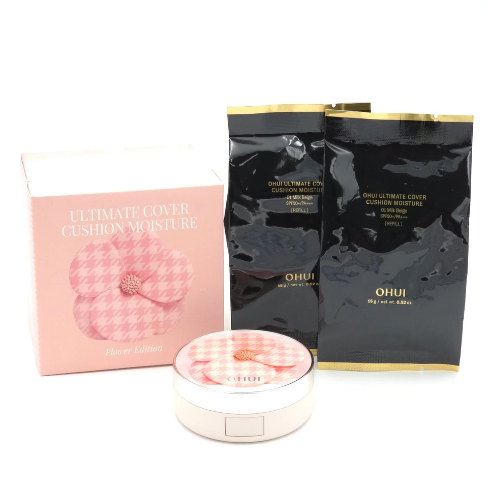 O HUI Ultimate Cover Cushion Moisture Set amore city1