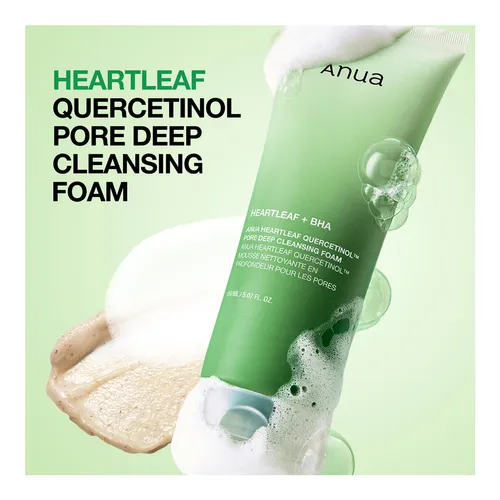anua Heartleaf Quercetinol Pore Deep Cleansing Foam amorecity 1