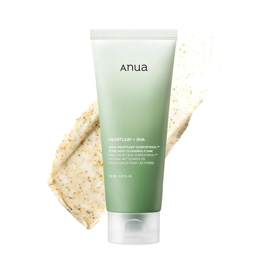 anua Heartleaf Quercetinol Pore Deep Cleansing Foam amorecity