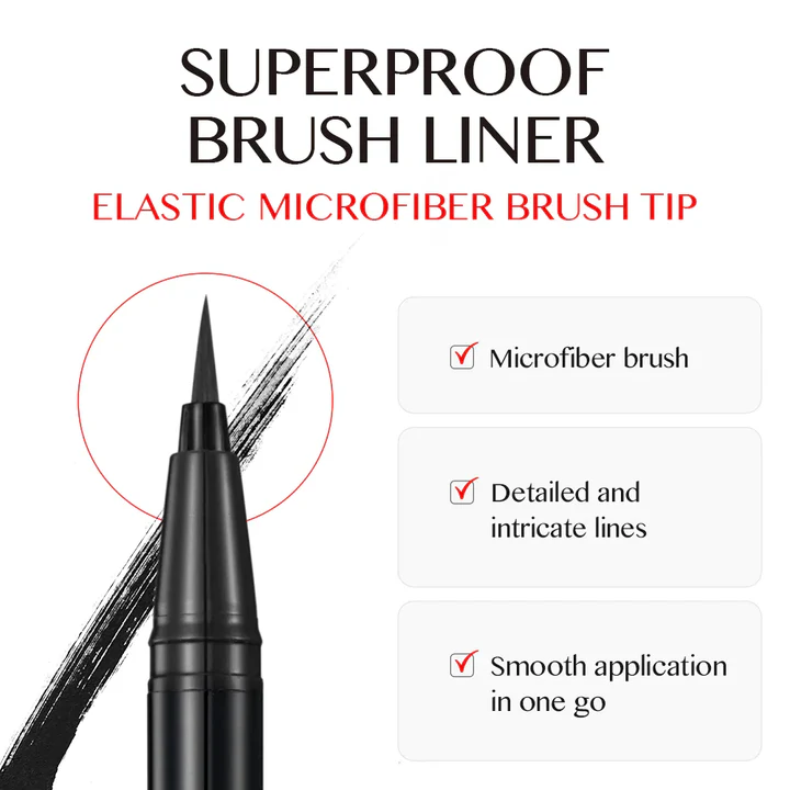Clio Superproof Brush Liner #01 Black amore city 1