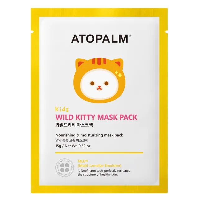Atopalm Kids Wild Kitty Mask Pack-5 Sheet amorecity