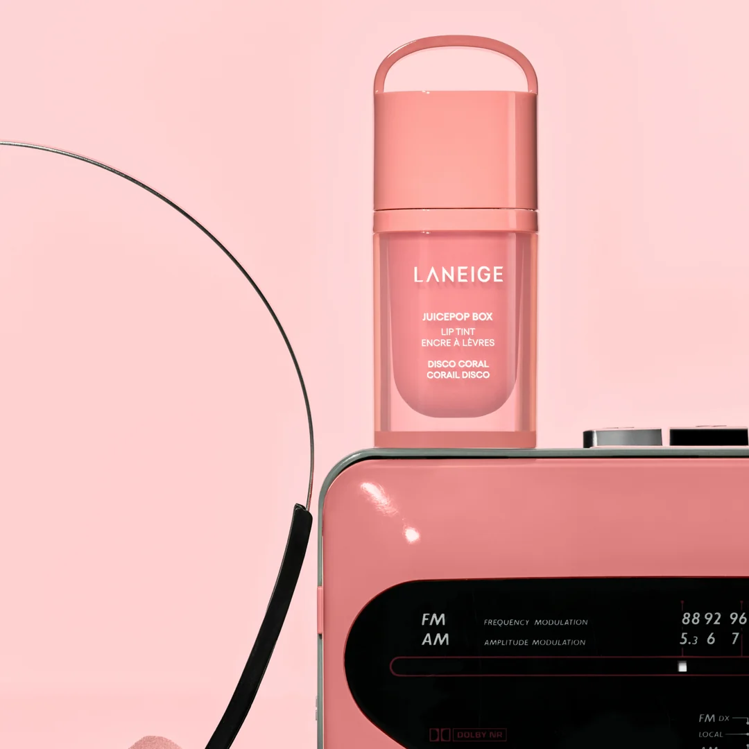 langei lip tint Disco Coral amore